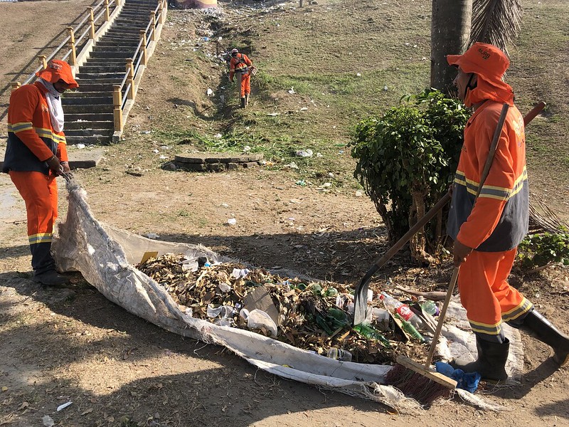 Revitalização da praça do Jardim Petrópolis iniciou nesta quarta-feira (21)