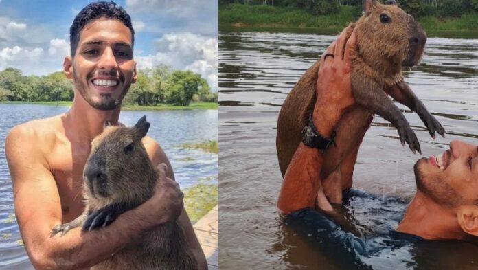 Influencer Agenor Tupinambá nega usar capivara Filó para ganhar dinheiro