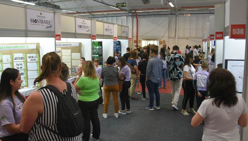 Students from Amazonas participate in Mostratec, the largest science and technology fair in Latin America