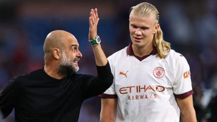 Guardiola prevê Haaland fora de último jogo do Manchester City