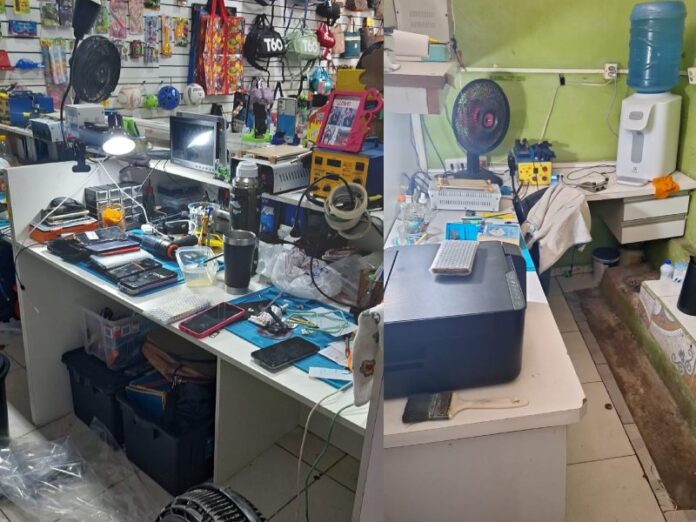 RecuperaFone_ Seis pessoas foram presas por receptação qualificada e porte ilegal de arma de fogo na