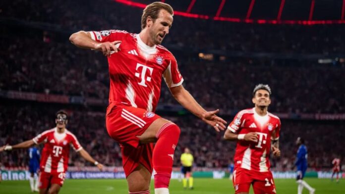Kane castiga Chelsea, e Bayern estreia na Champions League com vitória