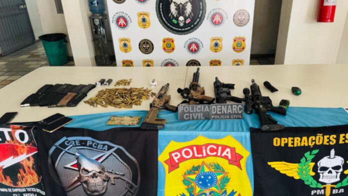 Polícia apreende 28 fuzis em 24h na Bahia; no ano já foram quase 100