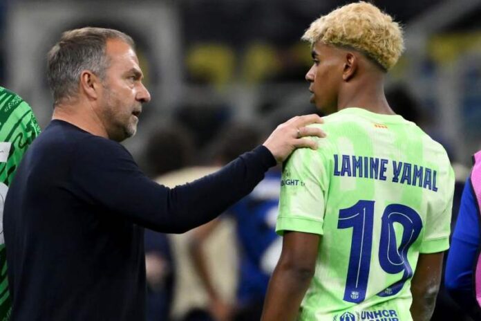 lamine-yamal-hansi-flick-barcelona-genio