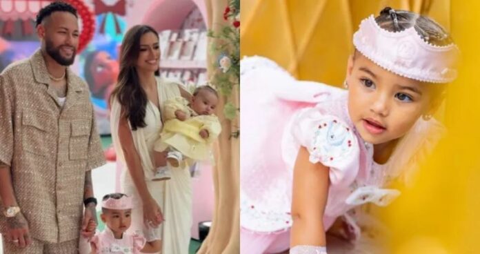 Bruna Biancardi e Neymar celebram 2 anos da filha Mavie