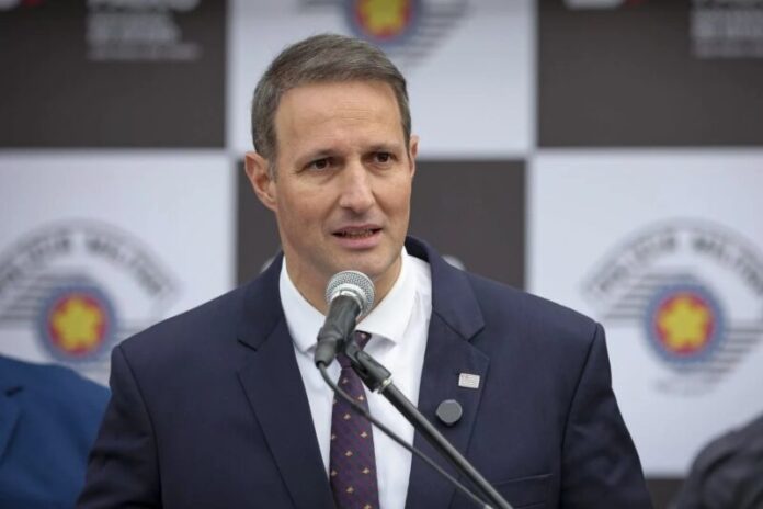 A reunião de Derrite com Lewandowski para discutir o PL Antifacção