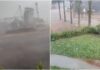 Ciclone extratropical provoca vendaval e chuva de granizo em SC. Veja vídeo