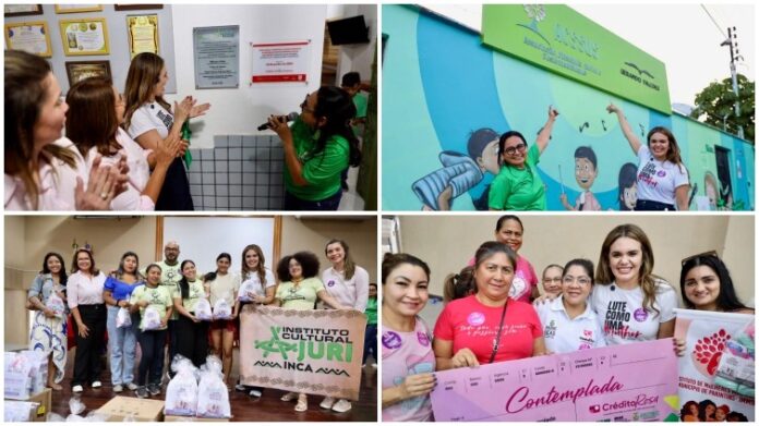 Deputada Alessandra e vereadora Márcia Baranda - agenda 5 nov 2025 - montagem 1 - fotos Miguel Almeida