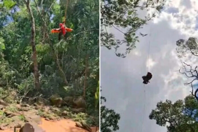 Empresaria-morre-apos-cair-de-rapel-em-cachoeira-no-interior-de-SP