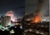 Galpão com fogos de artifício explode e causa incêndio em SP
