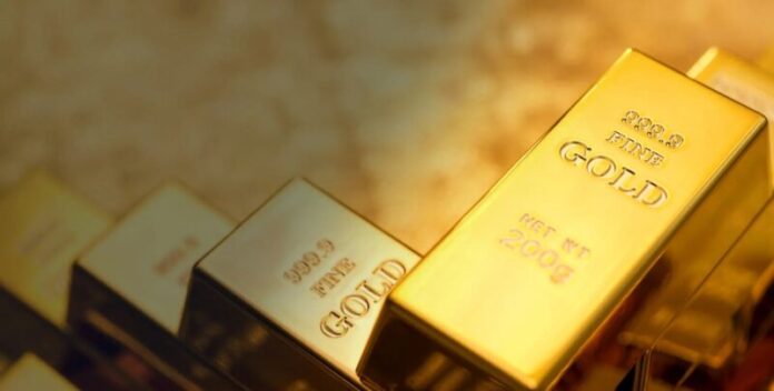 Ouro fecha em alta com piora do apetite por risco e sobe na semana