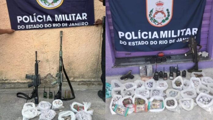 PM prende quatro suspeitos e apreende armas em operação em São Gonçalo (RJ)