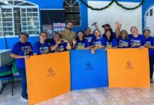 Eurico Tavares entrega tatames para projeto de jiu-jitsu no Instituto Autismo do Amazonas