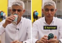 Prefeito de Londres prova refrigerante de guaraná na COP30: “Horrível”