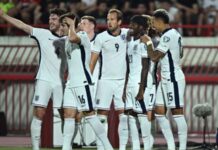 Kane decide, Inglaterra vence Albânia e fecha Eliminatórias com 100%