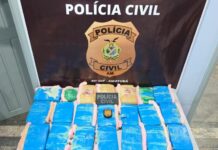 PC-AM apreende mais 23 quilos de drogas escondidas em um colchão e prende mulher em flagrante em Amaturá