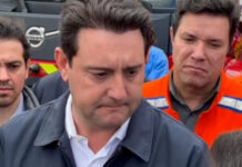 Ratinho Jr. propõe auxílio de R$ 50 mil por família com casas destruídas por tornado no Paraná