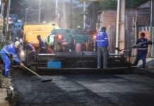 Governo do Estado avança com obras de recuperação viária em Boca do Acre, por meio do Asfalta Amazonas