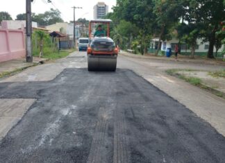 Manaus avança com recuperação asfáltica em três bairros da zona centro-sul