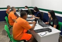 DPE-AM Realiza Mutirão Carcerário em Tabatinga e Atende Todos os 96 detentos da unidade prisional