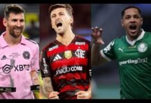 Messi, Arrascaeta e Vitor Roque brigam pelo troféu Rei da América; veja