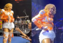 Vídeo mostra momento em que Joelma é tocada em parte íntima por fã