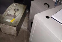 Câmera da PM registra prisão de ladrões de banco na calada da noite