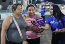 Frente Parlamentar de Cuidados e Prevenção à Depressão, Suicídio e Drogas da Aleam realiza ações do Fevereiro Laranja e Roxo no Sambódromo