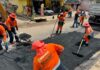 Ruas do bairro Tarumã recebem melhoria na mobilidade com serviços de recuperação asfáltica da prefeitura