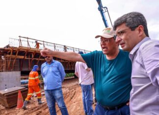 Mesmo no feriado, obras da ponte do Autaz Mirim avançam e reforçam compromisso com a BR-319