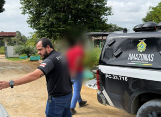 Homem é preso por roubo a ônibus da linha 602 no Centro de Manaus