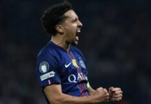 Marquinhos decide, PSG empata com Monaco e avança às oitavas da Champions