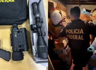 PF mira grupo que trafica armas de alto calibre do Paraguai para o Brasil