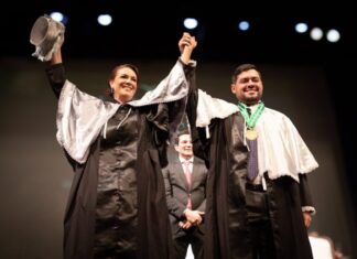 André Zogahib e Katia Couceiro tomam posse na reitoria da UEA e iniciam novo ciclo até 2030