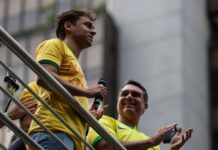 Nikolas “concorda” com Flávio Bolsonaro em post após treta com Eduardo