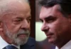 Lula (PT) lidera as estimativas de intenção de voto sobre Flávio Bolsonaro (PL) para 2026, em uma disputa que deve reeditar a polarização de quatro anos atrás.