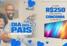 5 TVs Samsung serão sorteadas em campanha de Dia dos Pais do Shopping Grande Circular