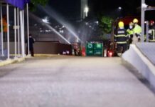 Vazamento de estireno é controlado no Distrito Industrial; sistema de segurança evitou explosão e 16 pessoas recebem atendimento
