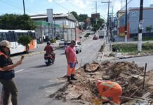 Seminf recupera sistema de drenagem na avenida Costa e Silva e reforça infraestrutura no bairro Raiz