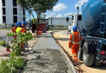 Seminf revitaliza canteiro central da avenida Margarita, na zona Norte de Manaus