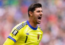 Copa: Courtois diz que Espanha é favorita para duelo contra a Bélgica