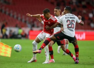 Internacional e Flamengo empatam no Beira-Rio pela 21ª rodada do Brasileirão