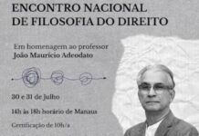 Esmam promove “Encontro Nacional de Filosofia do Direito” nos dias 30 e 31 de julho