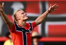 Haaland recebe quatro certificados do Guinness por recordes históricos no futebol