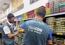 Operação apreende mais de 650 produtos impróprios para consumo em supermercados de Manaus