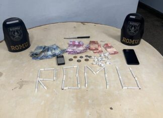 Romu realiza prisão de dois indivíduos por tráfico de drogas na zona Leste