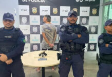 Homem é preso após ameaçar pessoas com pistola em ponte de Manaus