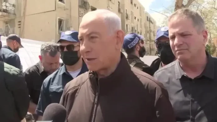 Benjamin-Netanyahu-visita-local-de-ataque-de-missil-em-Arad