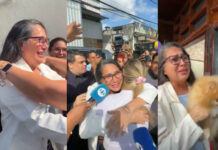 Com toadas de Garantido e Caprichoso, amigos fazem festa para receber Cleusimar Cardoso após progressão ao semiaberto
