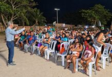 Na comunidade Santa Inês, Arthur Virgílio Neto reforça defesa dos povos originários e propõe hospital nacional indígena em Manaus